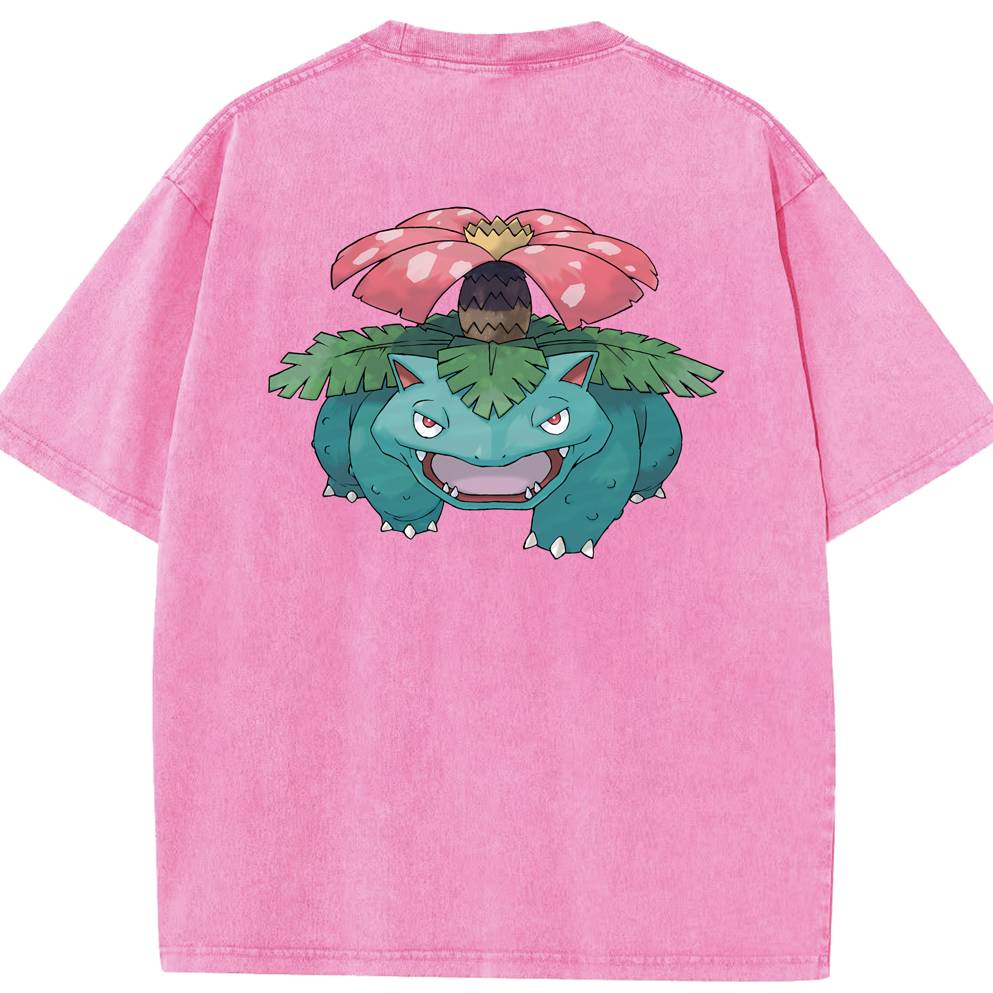 （画像用） ポケットモンスター Pokémon 綿100% ヴィンテージ風 半袖Tシャツ（背面プリント）
